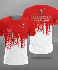 Tampa bay buccaneers fire the cannons full printing tshirt