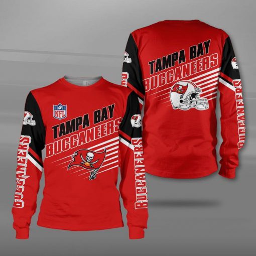 Tampa bay buccaneers football team full printing sweatshirt