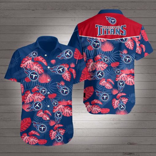 Tennessee titans football floral hawaiian shirt 1
