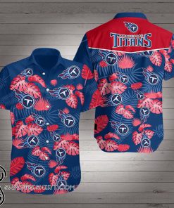 Tennessee titans football floral hawaiian shirt