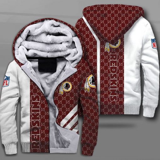 Washington redskins football team full printing fleece hoodie