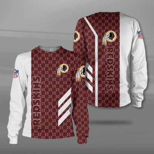 Washington redskins football team full printing sweatshirt