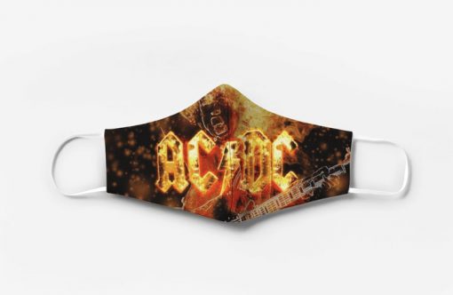 ACDC rock band fire full printing face mask 3