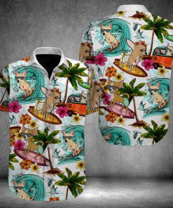 Beach hawaii chihuahua hawaiian shirt 2