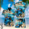 Beach hawaii giraffe hawaiian shirt