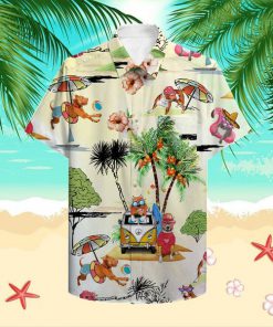 Beach hawaii pitbull hawaiian shirt 1