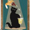 Black cat mix your drinks with catz bitters poster