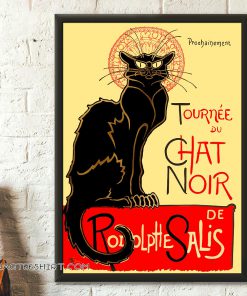 Black cat rodolphe salis le chat noir poster