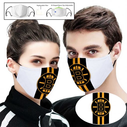 Boston bruins team full printing face mask 1