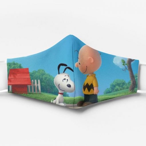 Charlie brown and snoopy full printing face mask 2