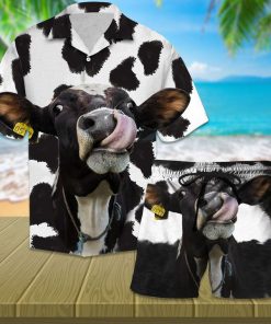 Cow face hawaiian shorts 1
