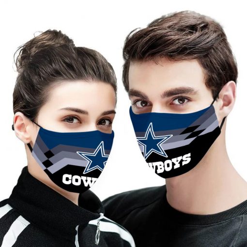 Dallas cowboys team anti pollution face mask 1