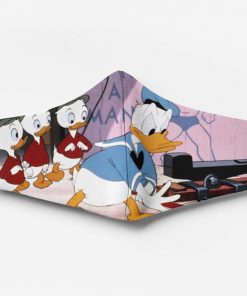 Donald duck and his nephews full printing face mask 2