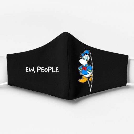 Donald duck ew people full printing face mask 3