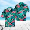 Flamingo tropical hawaiian shirt