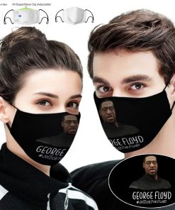 George floyd justice for floyd full printing face mask 2