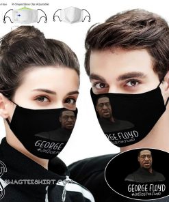 George floyd justice for floyd full printing face mask
