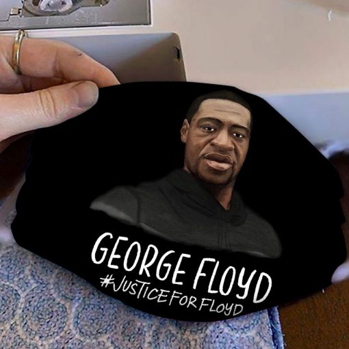 George floyd justice for floyd full printing face mask 4