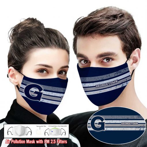 Georgetown hoyas this is how i save the world full printing face mask 1