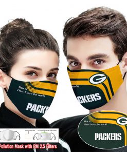Green bay packers this is how i save the world full printing face mask 1
