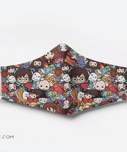 Harry potter characters chibi full printing face mask