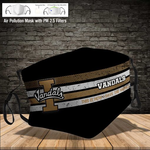Idaho vandals this is how i save the world full printing face mask 3