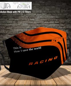 KTM racing this is how i save the world full printing face mask 3