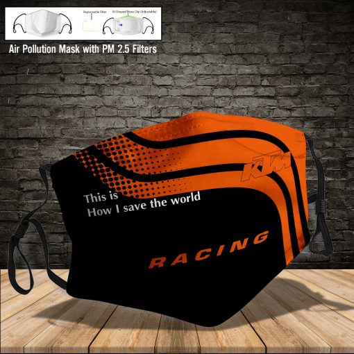 KTM racing this is how i save the world full printing face mask 3
