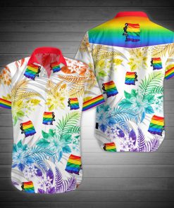 LGBT flag hawaiian shirt 2