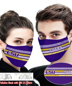 LSU tigers football this is how i save the world face mask 1