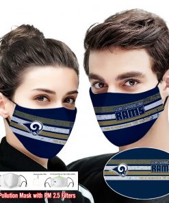 Los angeles rams this is how i save the world full printing face mask 1