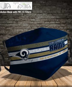 Los angeles rams this is how i save the world full printing face mask 3