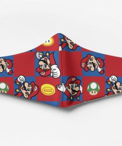 Mario game full printing face mask 1