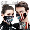 Miami dolphins american flag full printing face mask