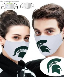 Michigan state spartans men's ice hockey this is how i save the world face mask 1