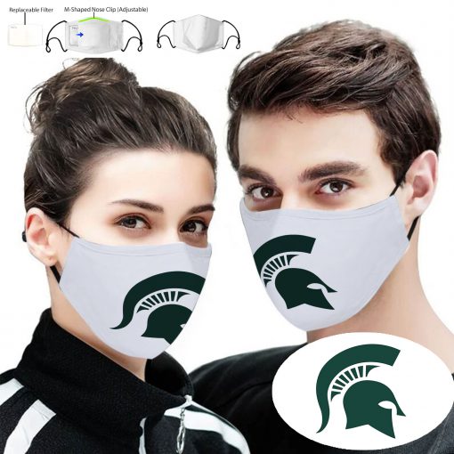 Michigan state spartans men's ice hockey this is how i save the world face mask 1