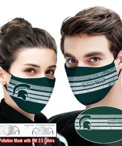 Michigan state spartans this is how i save the world face mask 2