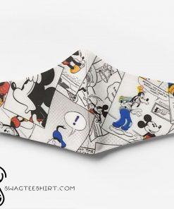 Mickey mouse comic book full printing face mask