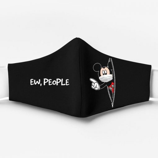 Mickey mouse ew people full printing face mask 3