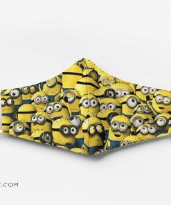 Minions full printing face mask