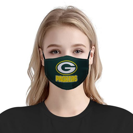 NFL green bay packers anti pollution face mask 1