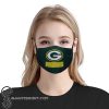 NFL green bay packers anti pollution face mask