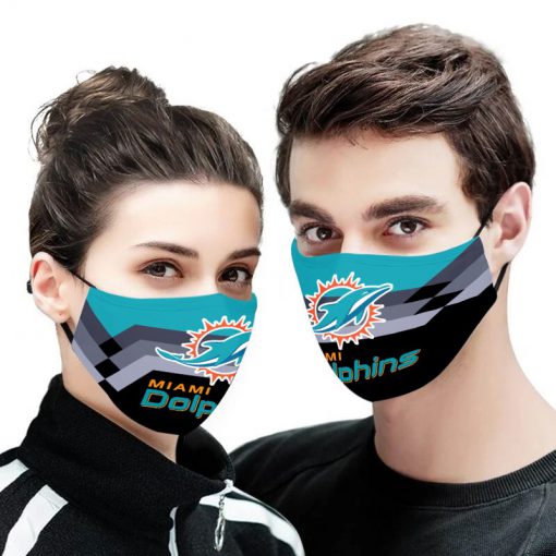 NFL miami dolphins anti pollution face mask 2