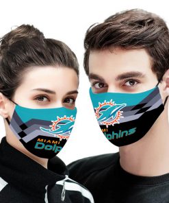 NFL miami dolphins anti pollution face mask 3