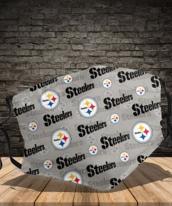 NFL pittsburgh steelers symbol full printing face mask 4