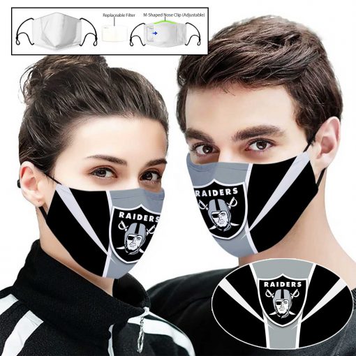 National football league oakland raiders full printing face mask 2