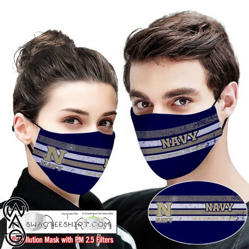 Navy midshipmen this is how i save the world full printing face mask