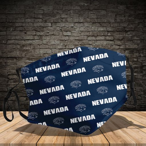 Nevada wolf pack football full printing face mask 3