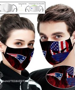 New england patriots american warrior full printing face mask