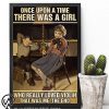 Once upon a time there was a girl who really loved violin that was me the end vintage poster